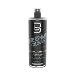 L3 Level 3 aftershave bottle on shelf promotes smooth, refreshed skin after shaving.