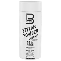 L3 Level 3 light hold powder pack two displaying compact packaging for easy styling