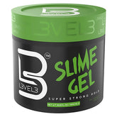 L3 Level 3 Slime Gel bottle closeup shows strong hold and 1000 ml size for lasting style.