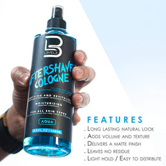 L3 Level 3 aftershave skin closeup revealing hydrated, soft complexion