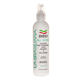 La-Brasiliana Dieci bottle application delivers smoother, shinier hair.