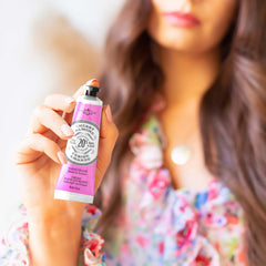 La Chatelaine Cherry Almond shea butter argan oil ingredients closeup for nourishment