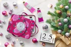 Cherry Almond cream tube delivers soothing, perfumed hand care.