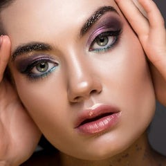 L.A. COLORS Day to Night swatches spread across matte, pearly, and sparkly finishes