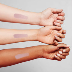 L.A. COLORS Matte Liquid Lip Color Barely There demonstrates long wear with minimal touch-ups.