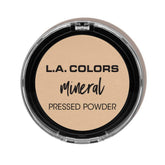L.A. COLORS Mineral Pressed Powder CMP371 compact for quick touch-ups and shine control