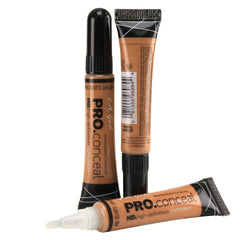 LA Girl HD Pro Conceal Toffee brush-tip enables precise application.