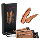 LA Girl HD Pro Conceal Toffee pack3 compact for natural-looking coverage.