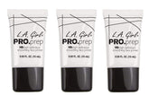 L.A. Girl high-definition smoothing primer bottle with vitamin E for skin prep.