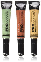 L.A. Girl Pro Conceal orange-corrector close-up neutralizing dark under-eye shadows