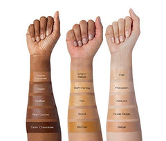 L.A. Girl Pro Coverage Liquid Foundation packaging closeup shows compact, lightweight design.