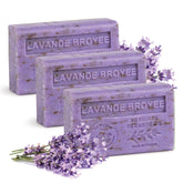 La Maison du Savon de Marseille lavender hand and body soap bars for exfoliating cleanse