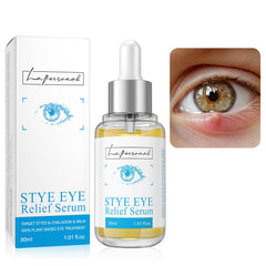 LA.PERSONAL caffeine eye serum dropper bottle enables easy application for gentle eyelid relief.
