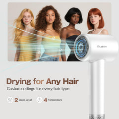 Labiim Hair Dryer magnetic nozzle for precise styling and quick attachment changes