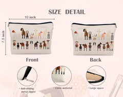 Lacosu goat toiletry bag perfect for travel and cosmetics