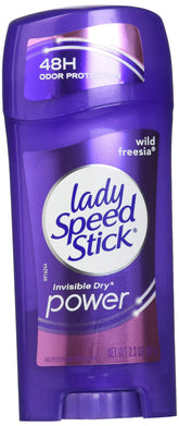 Lady Speed Stick Invisible Dry Wild Freesia front view for all-day freshness.