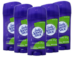 Lady Speed Stick invisible-dry bottle application provides all-day odor protection.