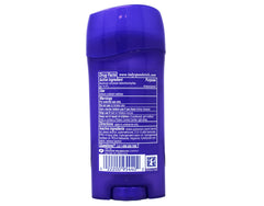 Lady Speed Stick invisible-dry twist-cap demonstrates easy underarm protection.