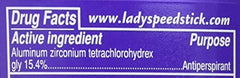 Lady Speed Stick Wild Freesia twist-up applicator for easy daily use.