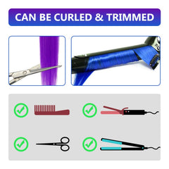LADYAMZ purple-blue rainbow party highlights for eye-catching holiday looks.