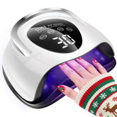LadyMisty 268W UV LED Nail Lamp close-up showing 57 beads for fast curing