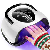 LadyMisty 268W UV nail lamp front view shows powerful gel curing