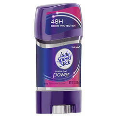 Lady Speed Stick Fresh Fusion gel application highlights smooth texture and odor protection