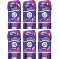 Lady Speed Stick Fresh Fusion gel bottle keeps you dry with refreshed scent all day.