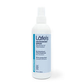 Lafe's Unscented Deodorant Spray offers aluminum-free freshness for daily wear.