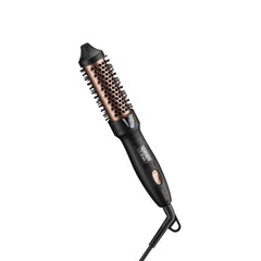Lafesro Thermal Brush mini closeup shows compact design for on-the-go styling.