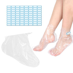 Lagincig foot covers packaging with 300pcs for convenient home spa sessions.