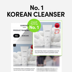 LAGOM Cellup foam-lather texture resembling whipped cream for cleansing
