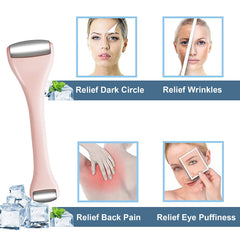 LAIKME Facial Roller pink 2-in-1 provides daily relaxation and pore tightening.