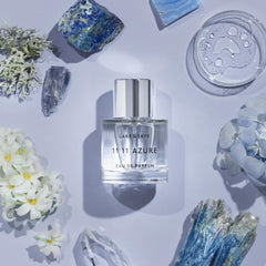 Lake & Skye 11 11 Azure vanity display ready for daily fragrance layering