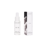 Lake & Skye 11 11 body oil mini bottle pour enables quick hydration for on-the-go skin.