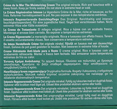 La Mer Moisturizing Cream face application demonstrates smooth absorption and glow