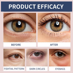 Lampolar Vitaliq balm around the eye area for gentle moisture.