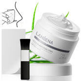 LANBENA 2.0 blackhead nose mask bottle shows strong cleansing for clearer pores.