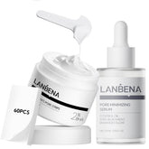 LANBENA 3 in 1 blackhead removal set nose strips clarify pores for smoother skin