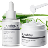 LANBENA 3-in-1 blackhead removal set packaging highlighting all-in-one pore care kit