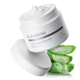 LANBENA blackhead remover nose-strip closeup shows pore-clearing action.