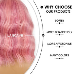 LANCAINI synthetic heat resistant fiber closeup showing durable soft strands