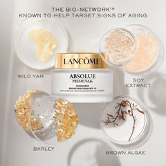 Lancôme Absolue Premium Bx Day Cream SPF 15 providing daily sun protection.