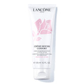 Lancôme Créme Mousse Confort bottle — creamy cleanser ideal for daily makeup removal.