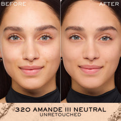 Lancôme Dual Finish powder applied dry for smooth, flawless skin