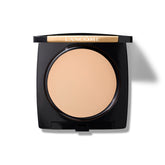 Lancôme Dual Finish powder foundation natural finish closeup shows seamless blend and natural tone