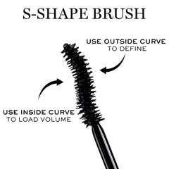 Lancôme Hypnôse Drama Extreme mascara applicator close-up reveals precise bristles.