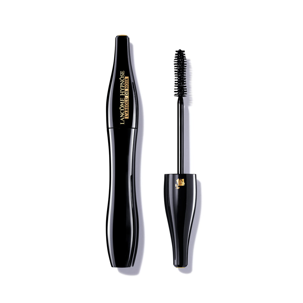 Lancôme Hypnôse mascara bottle close-up highlighting long-wear potential.