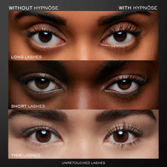 Lancôme Hypnôse POWERFULL brush thickening lashes from root to tip.