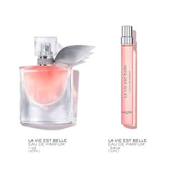 Lancôme La Vie Est Belle purse spray enables on-the-go fragrance moments with portable luxury.